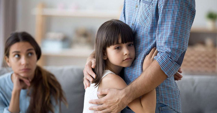 Father Hugging Daughter